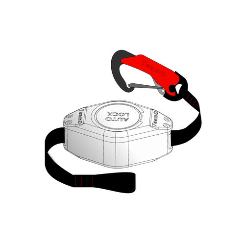 Страховочный ус для подвесной системы безопасности - Autolock - TeamO Marine - для катера / упругий