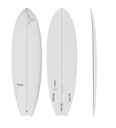 Доска для серфинга шортборд - Fish 6'0 ESSENTIAL SERIES FCS 2 - Prism Surfboards - фиш / среднего размера / для экспертов