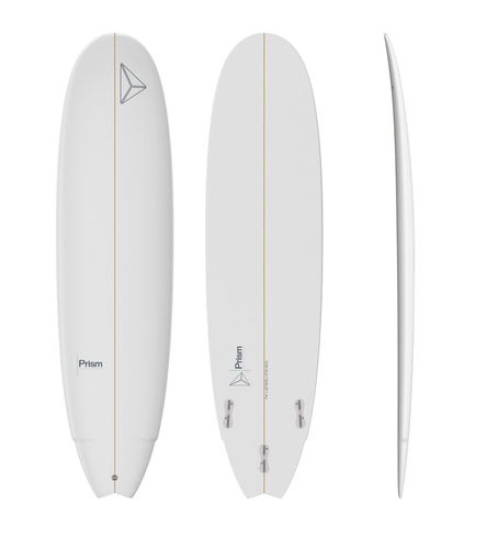 Доска для серфинга фиш - Fish 7’4 ESSENTIAL SERIES FCS 2 - Prism Surfboards - для начинающих / среднего размера / для экспертов