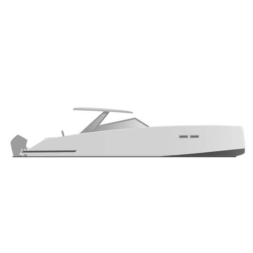 Быстроходный катер c подвесным мотором - BY40 Supersport - Brizo Yachts - трехмоторный / открытый / с двойной консолью