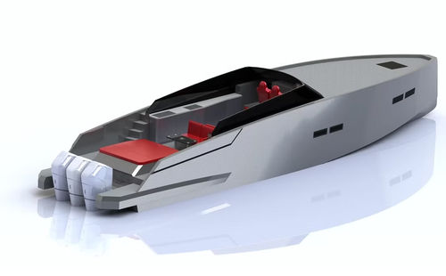 Круизная моторная яхта - BY60 Supersport - Brizo Yachts - открытая / с двойной консолью / с кабиной