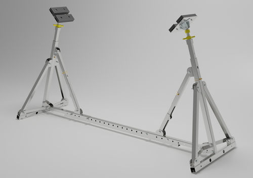 Стапели для катера - M - CRADLE B - нагрузка на 4 точки / неподвижная наклонная опора / регулируемый