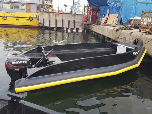 Профессиональный катер рабочее судно - 5 HDPE - ARTE BOAT YARD - из ПЭНД / надувная лодка с полужестким корпусом