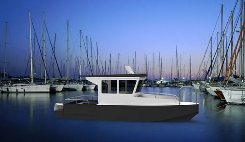 Рыболовно-прогулочный катер с внутренним мотором - ARTE BOAT YARD - из ПЭНД