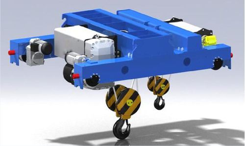 Таль с кабелем - Trolley - Henan Weihua Heavy Machinery Co., LTD - электрическая / компактная / двухрельсовая