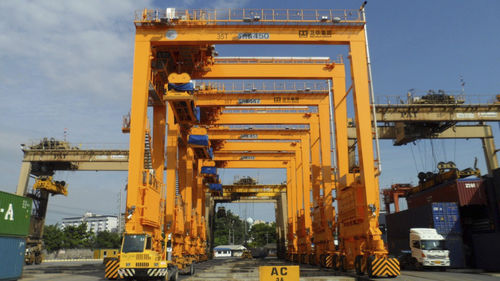 Козловой кран для контейнеров - rubber tyre - Henan Weihua Heavy Machinery Co., LTD