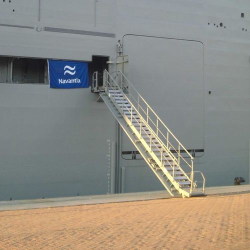 Мосток для судна - AISTER ALUMINIUM SHIPYARD - телескопический / выдвижной / из алюминия