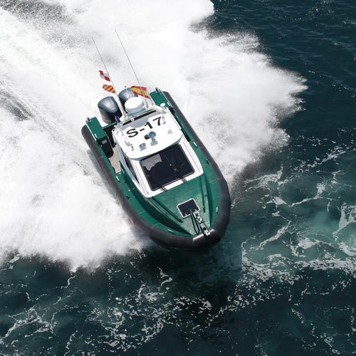 Профессиональный катер катер береговой охраны - RAL-850-ZSF - AISTER ALUMINIUM SHIPYARD - c подвесным мотором / из алюминия