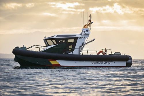 Профессиональный катер катер береговой охраны - RAL-1100-ZSF-CABINADA - AISTER ALUMINIUM SHIPYARD - c подвесным мотором / из алюминия