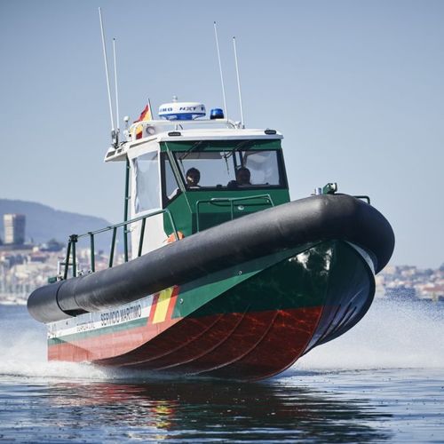Профессиональный катер катер береговой охраны - RAL 1100 - AISTER ALUMINIUM SHIPYARD - c подвесным мотором / из алюминия