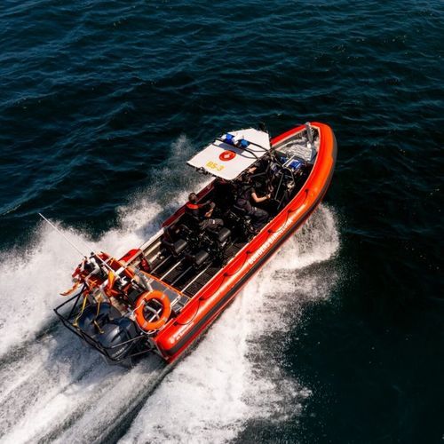 Профессиональный катер спасательно-поисковое судно - MZ-RHIB  - AISTER ALUMINIUM SHIPYARD - c подвесным мотором / жесткий корпус
