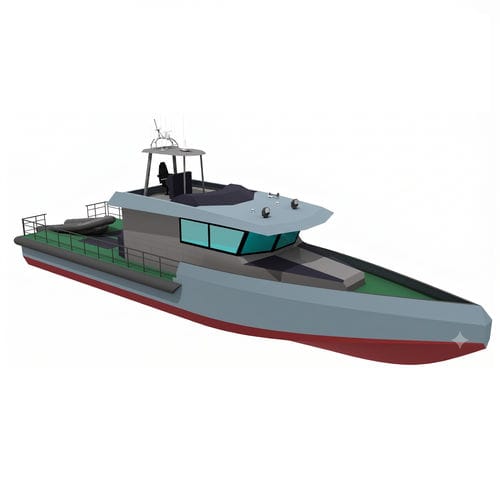 Профессиональный катер катер береговой охраны - 24 - AISTER ALUMINIUM SHIPYARD - с внутренним мотором / дизельный