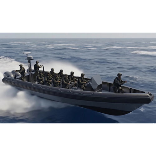 Профессиональный катер катер береговой охраны - MZ RIB 11 - AISTER ALUMINIUM SHIPYARD - c подвесным мотором / RIB