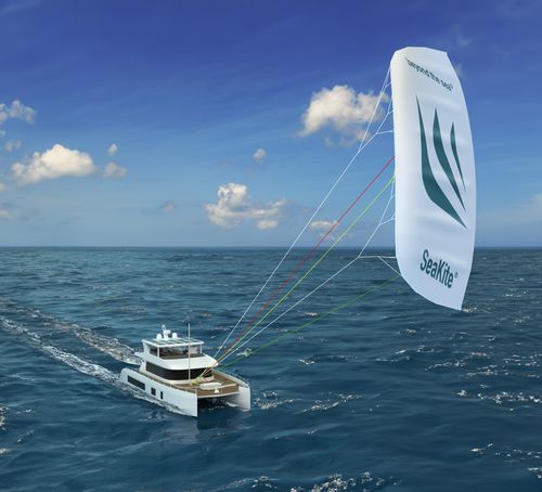 Буксировочный кайт для судна - SeaKite® 25m² - Beyond the Sea - для катера / для яхты