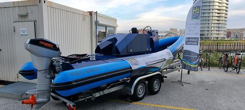 Профессиональный катер катер береговой охраны - BN250 H2C - HABBEKE SHIPYARD - водное такси / c подвесным мотором / надувная лодка с полужестким корпусом