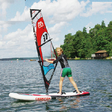 Надувная SUP-доска - Champion - aquamarina - универсальная / для волн / для виндсерфинга