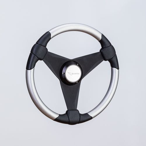 Штурвал для моторного катера с полиуретановым покрытием - SW0051 blk/sat - Volantec OOD - из алюминия / ход / традиционный