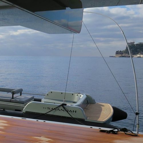 Штанга для швартовки для катера - Whip 4.8m and 5.3m - X-Quip - из карбона / из углеродного волокна / из нержавеющей стали