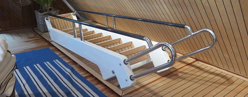 Лестница для яхты для кормовой платформы - Big Carbon Swimming Stairs - X-Quip