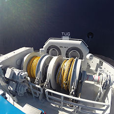 Лебедка для буксировки - DMT MARINE EQUIPMENT SA - для судна / для буксира / с гидравлическим приводом