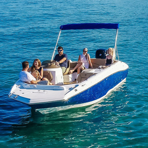 Палубная лодка c подвесным мотором - SEA MAX 620 - Alesta Marine - открытая / с боковой консолью / макс. 10 человек
