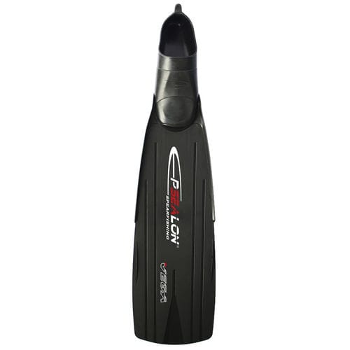 Ласты для дайвинга - Vega black - EPSEALON - из технополимера / с закрытой пяткой