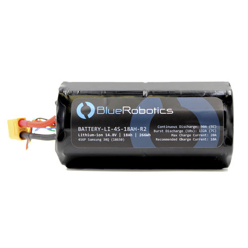Морская аккумулятор - Lithium battery - BlueRobotics - для ROV / для АНПА / 14.8В