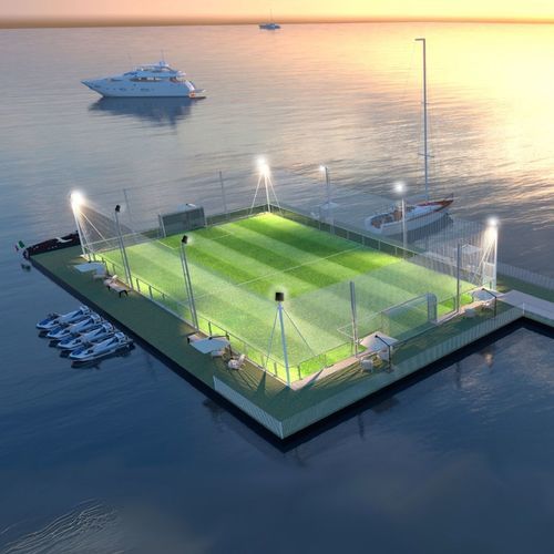 Плавучая платформа - BLUET FLOATING SOLUTIONS - для яхтенной стоянки / футбольная площадка