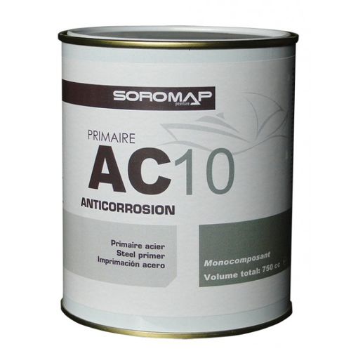 Грунтовка для катера - AC10 - GROUPE SOROMAP - для стали / однокомпонентная / антикоррозионная