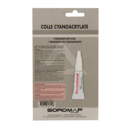 Эпоксидный клей - CYANOACRYLATE  - GROUPE SOROMAP - однокомпонентный / универсальный