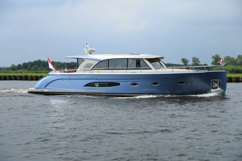 Круизная моторная яхта - Dutch Falcon - Trimm Design BV - с флайбриджем / алюминий