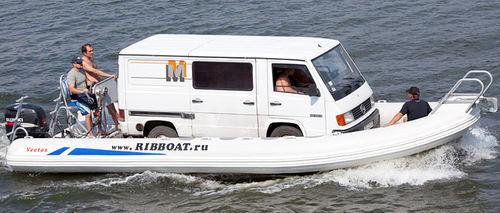 Надувная лодка c подвесным мотором - RIB 900-G - Vector Inflatables - двухмоторная / RIB / с центральной консолью
