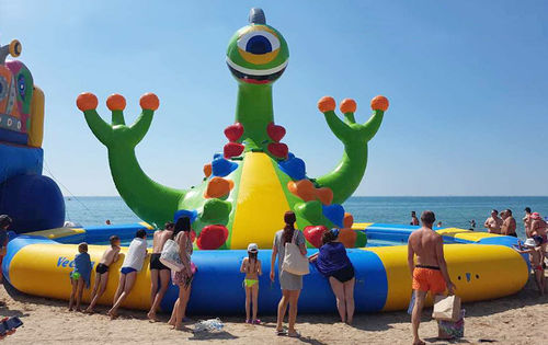 Оборудование для игр на воде горка - Nessi - Vector Inflatables - для базы отдыха / надувное