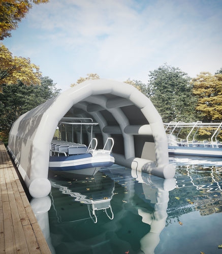 Временный навес для кораблей - Technical boat shelter 4.7*13.5 - Vector Inflatables - для ремонта катеров / надувной