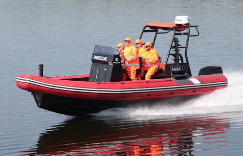Надувная лодка c подвесным мотором - RIB 650-R - Vector Inflatables - двухмоторная / RIB / с центральной консолью