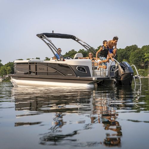 Понтоновый катер c подвесным мотором - CORSA Q - Barletta Boat Company - трехтрубный / открытый / с боковой консолью