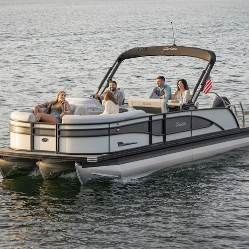 Понтоновый катер c подвесным мотором - Corsa 25UE - Barletta Boat Company - трехтрубный / открытый / с боковой консолью