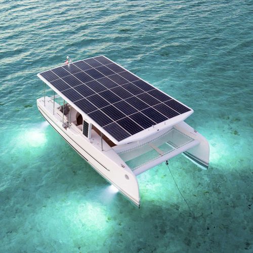 Электрический профессиональный катер - SoelCat 12 - SOEL YACHTS B.V. - туристический катер / катамаран / из композита