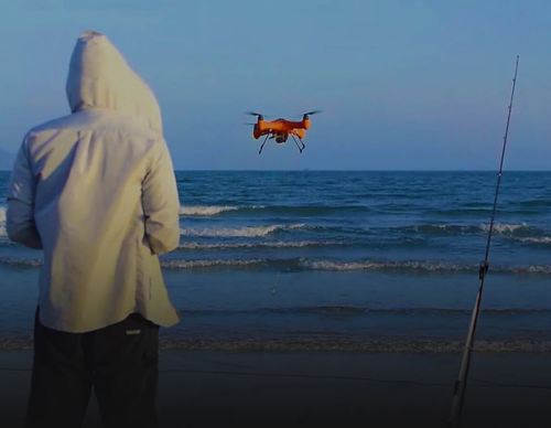 Беспилотник квадрокоптер - Splash Drone 3 Fisherman - SWELLPRO - для рыбной ловли / герметичный / плавучий