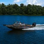 плоскодонка c подвесным мотором