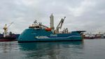 служебное судно для плавания в открытом море для ветряной электростанции
