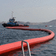 заграждение против загрязнений / надувное / для спокойной воды