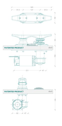 Drawing with size of B1C241H- B3C241H