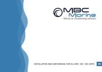 MBC Marine User Manual for SSC ESC modells