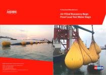 Air Filled Buoyancy Bags Proof Load Test Water Bags