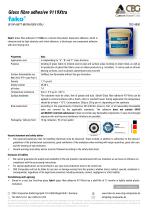 TDS FAKO-CBG 9119XTRA Glass fibre adhesive