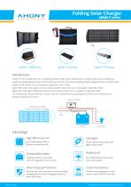 Folding Solar Charger - eMobi F series