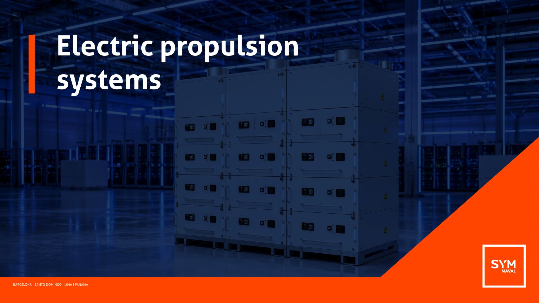 Electric propulsion systems - SYM NAVAL