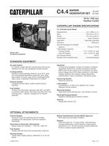 Cat C4-4 Radiator Cooled Spec Sheets