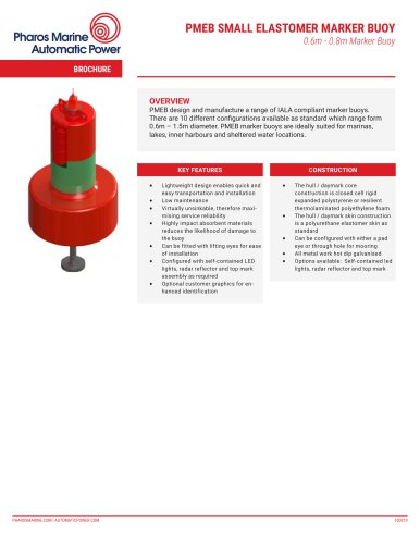 PMEB SMALL ELASTOMER MARKER BUOY